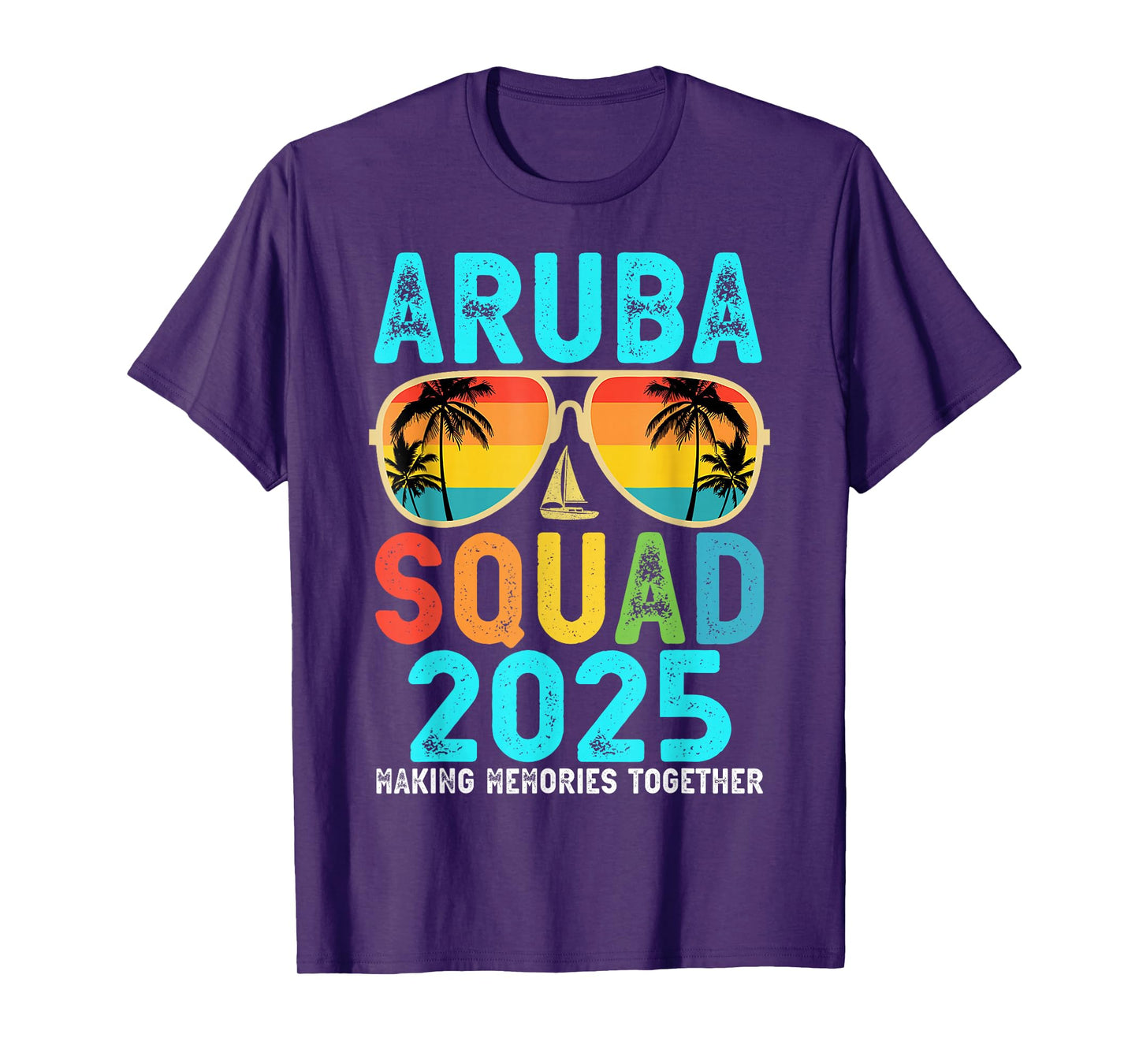 Aruba Squad 2025 Vacation Friends Family Matching Group T-Shirt
