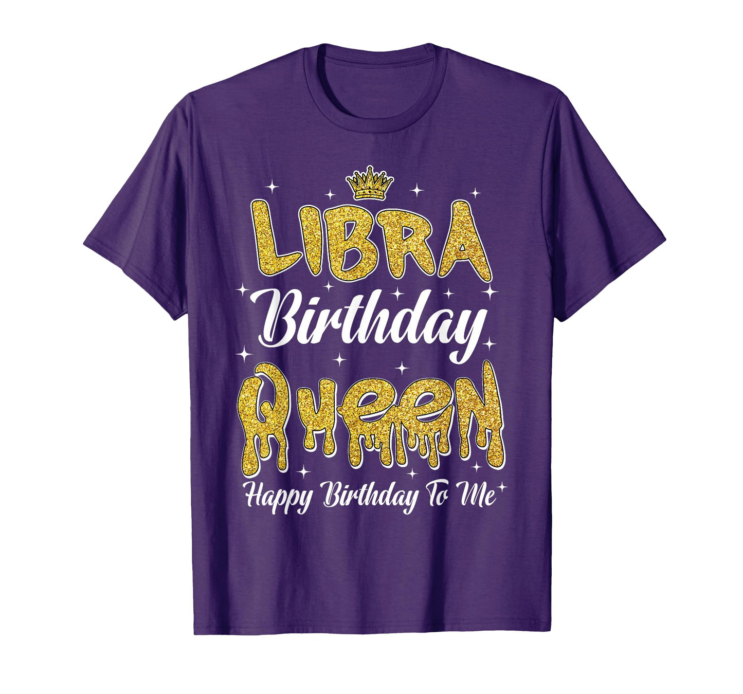 Libra Birthday Queen It's My Birthday Women Girl Zodiac T-Shirt