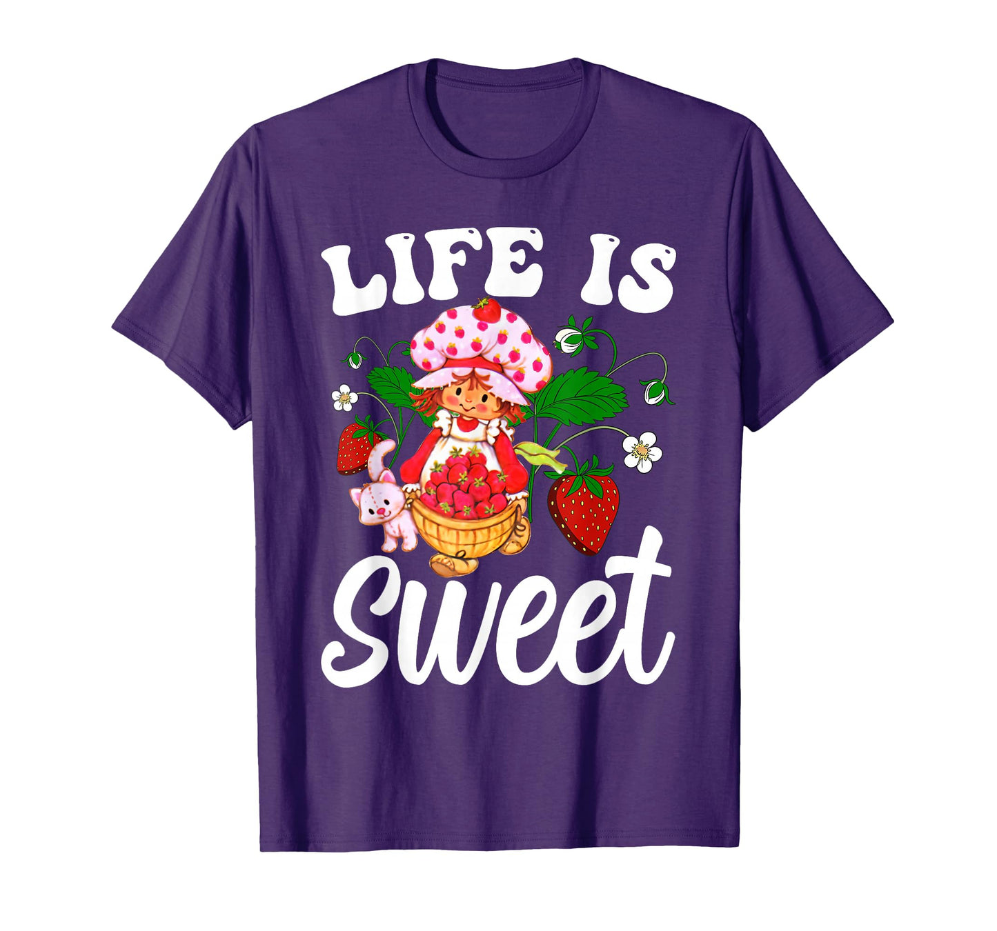 Life Is Sweet Vintage Strawberry T-Shirt
