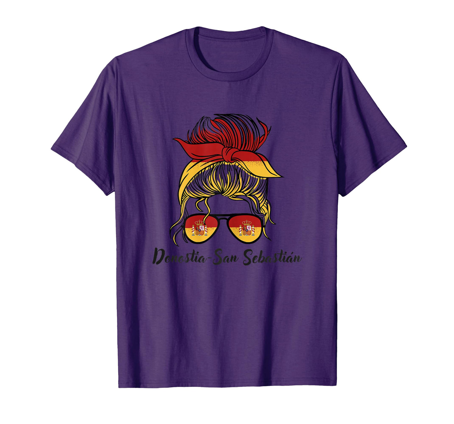 Donostia-San Sebastián Girl, Spanish Flag Spain T-Shirt