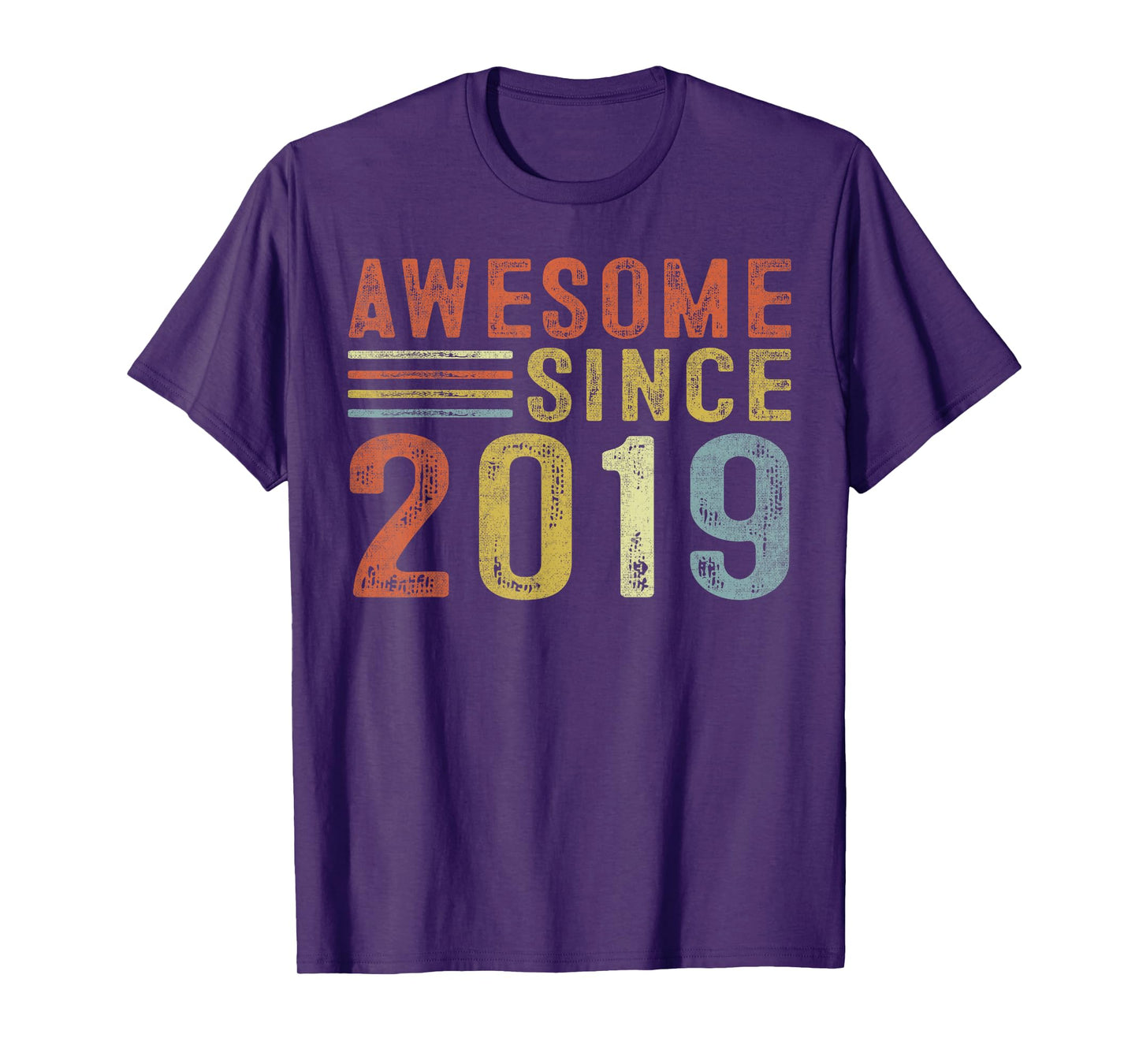 Awesome Since 2019 Vintage Style Born in 2019 Birthday Gifts T-Shirt