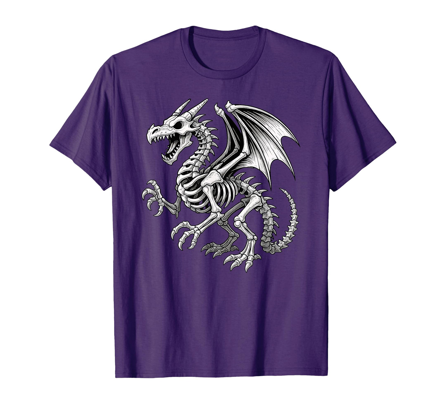 Dragon Skeleton Halloween Fantasy Boys Girls Kids T-Shirt