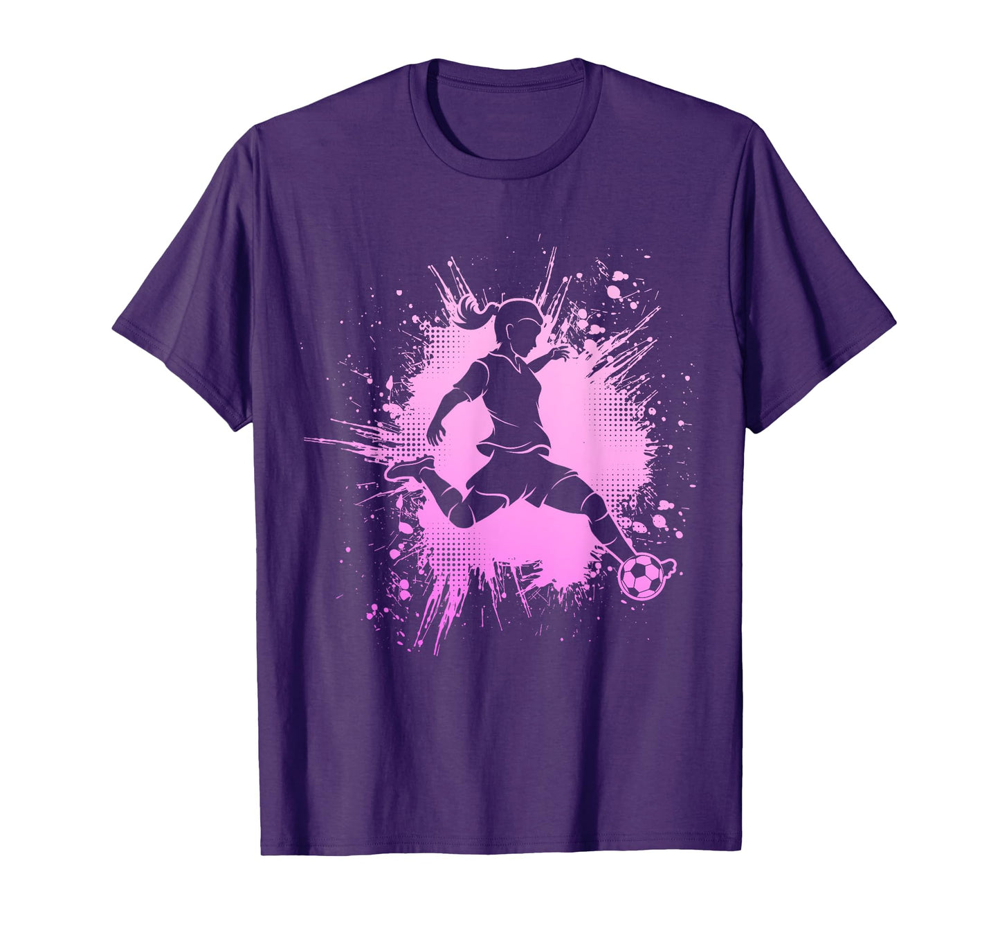 Soccer Youth Girl Women T-Shirt