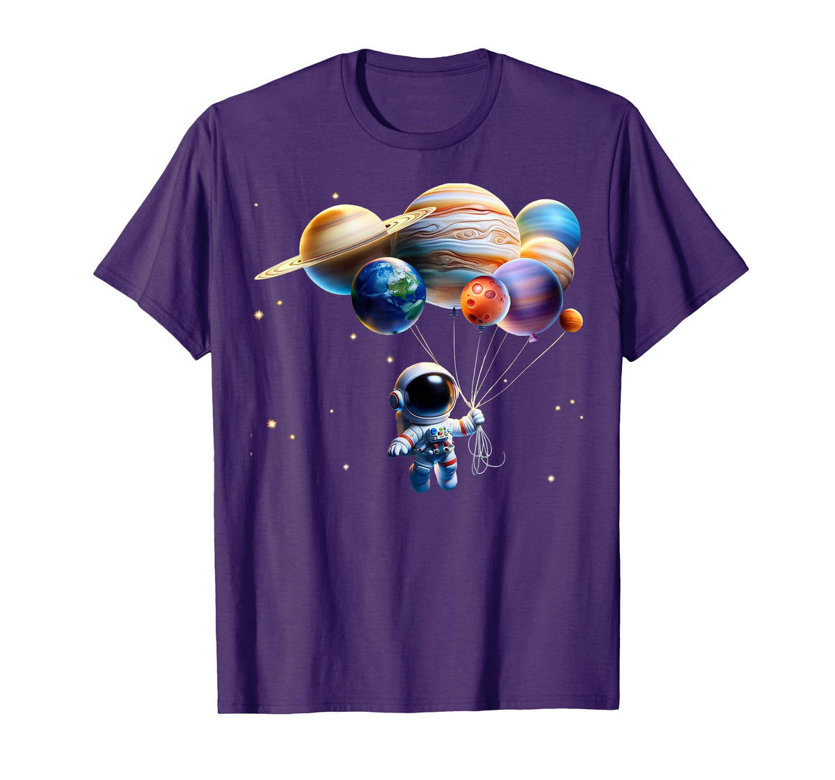 Funny Astronaut Planets gift Men Women kids astronomy space T-Shirt