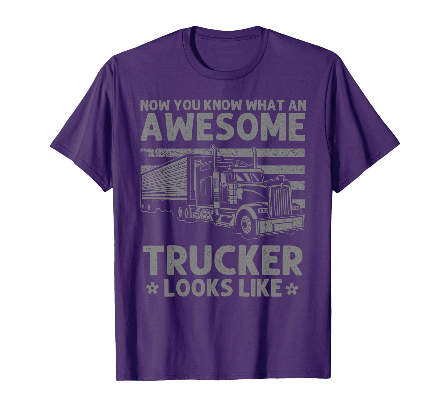 Best Truck Driver Art for Men Dad Women Trucking CDL Trucker T-Shirt