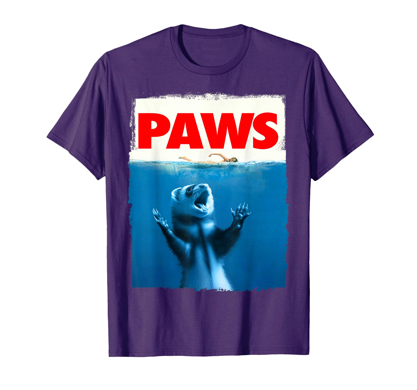 Paws Ferret Funny Ferret Lover Gifts For Men Women Kid Teen T-Shirt