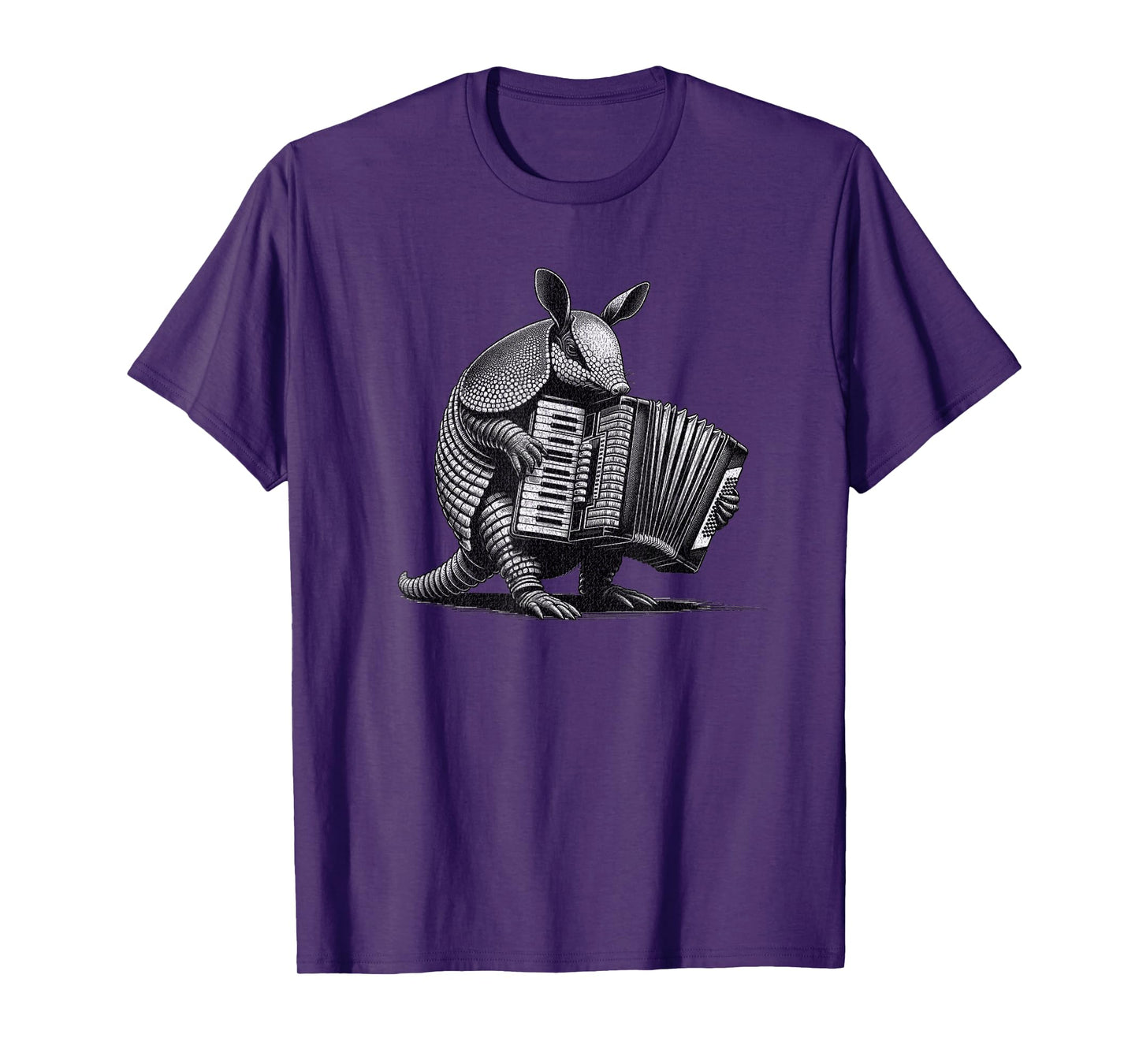 Armadillo playing the accordion, Funny Animals, Musicians T-Shirt