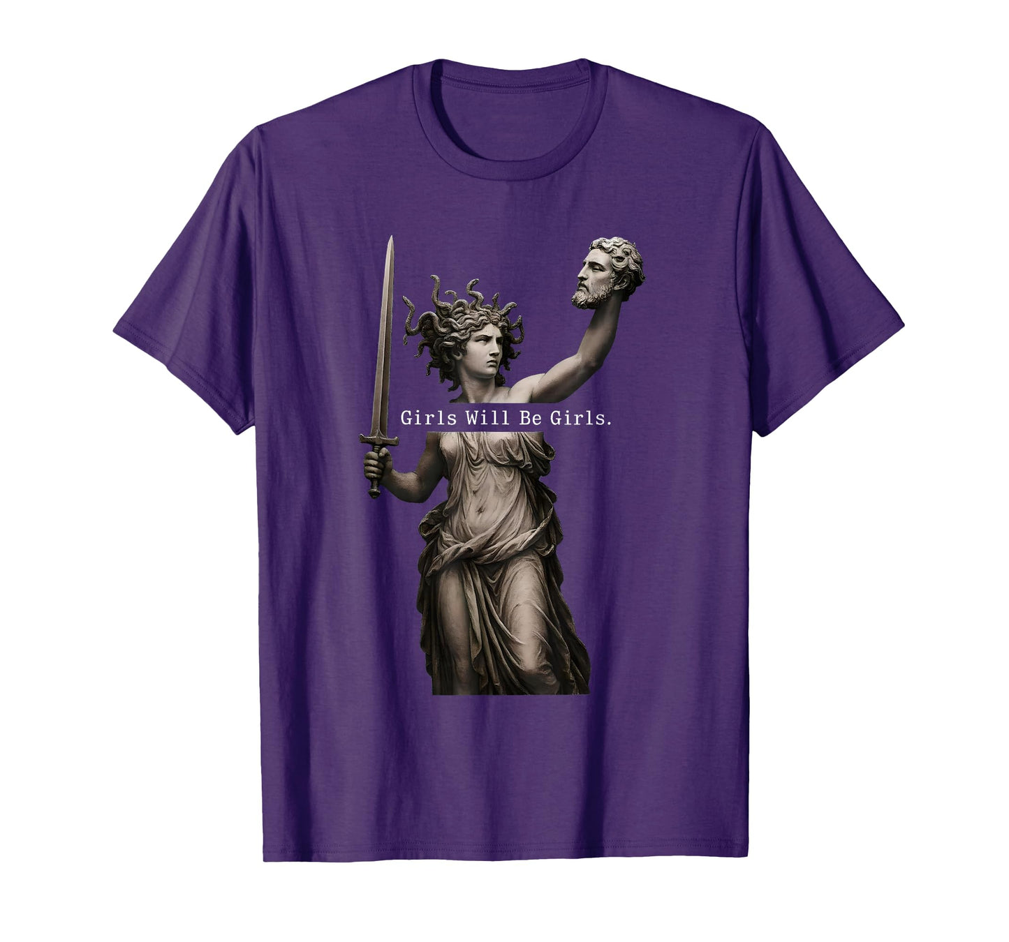 Girl Will Be Girls Witch Witchy Spooky Monster Halloween T-Shirt