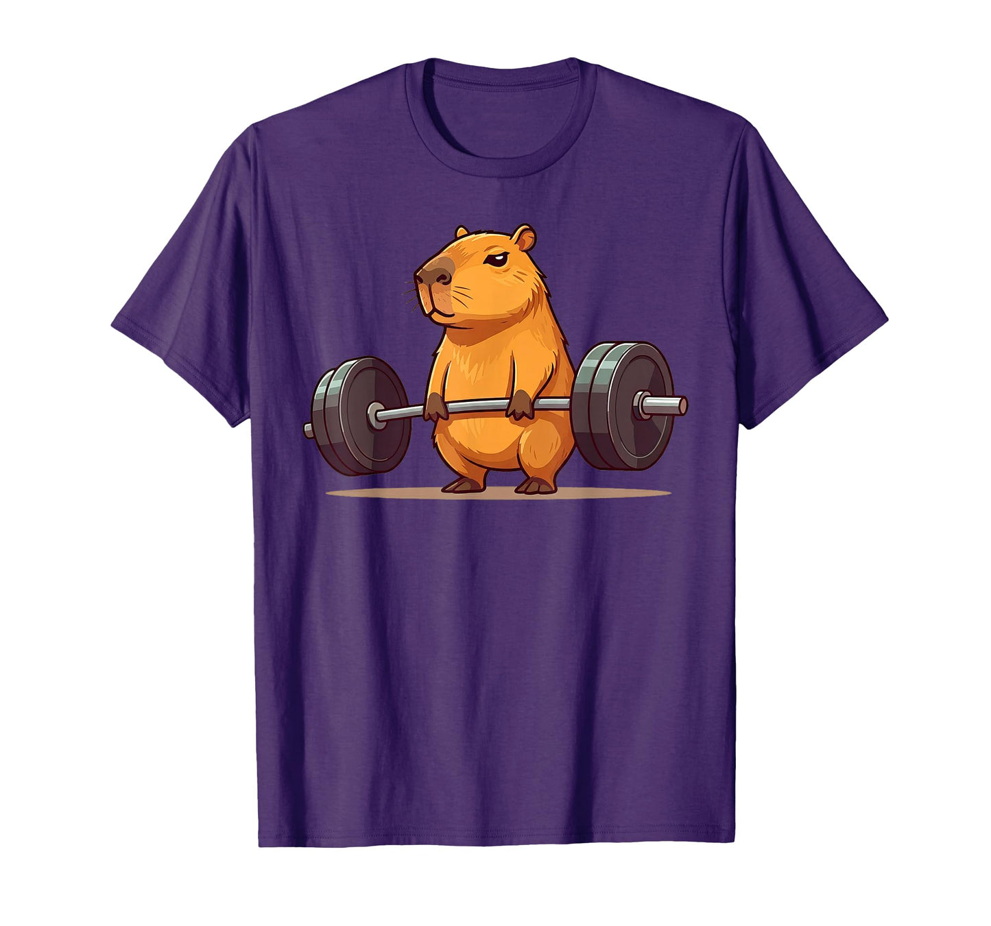Deadlift Capybara Funny Fitness Capy Lover Men Women Kids T-Shirt