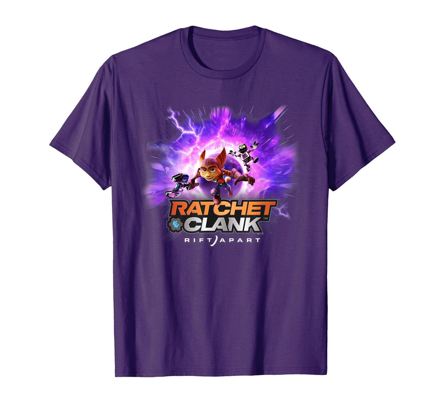Ratchet and Clank Rift Apart Portal Jump Video Game T-Shirt
