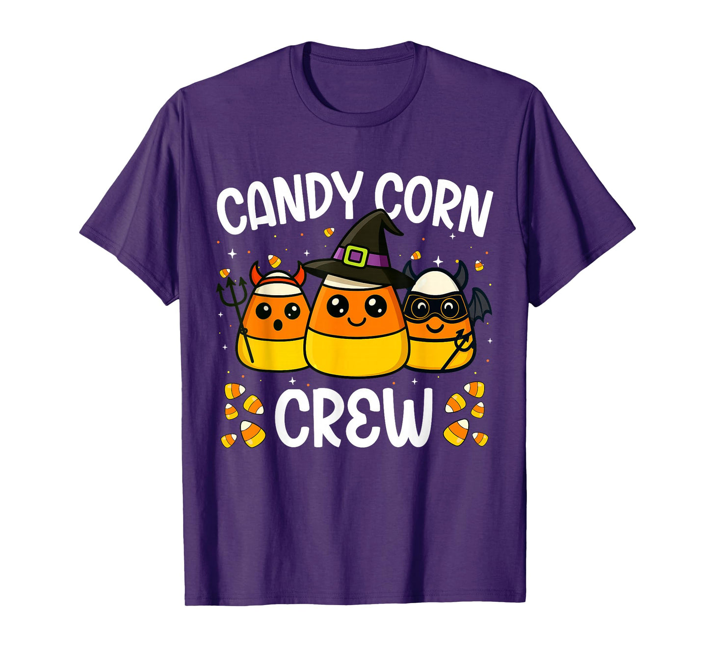 Candy Corn Crew Halloween Costume Men Women Kids T-Shirt