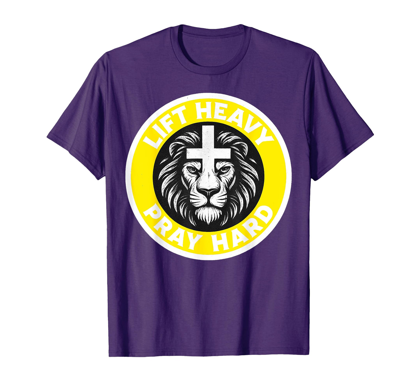Lift Heavy Pray Hard Gym T-Shirt