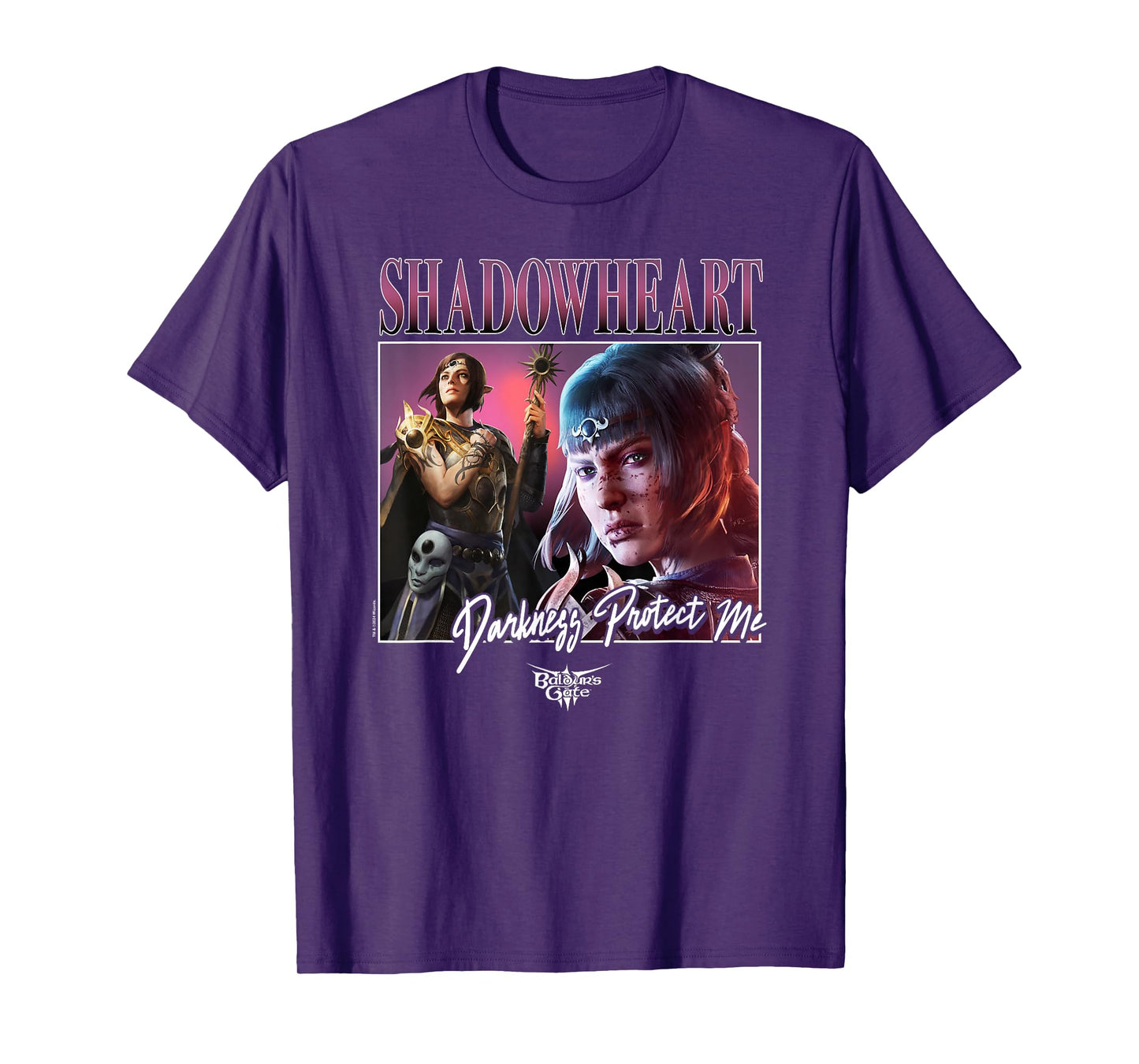 Dungeons & Dragons Darkness Protect Me Shadowheart Vintage T-Shirt