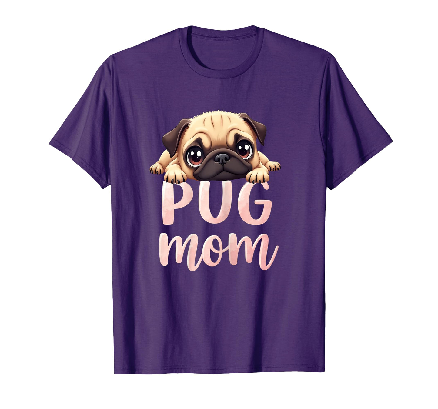 Pug Mom Dog Pug Mama Cute Puppy T-Shirt for Women