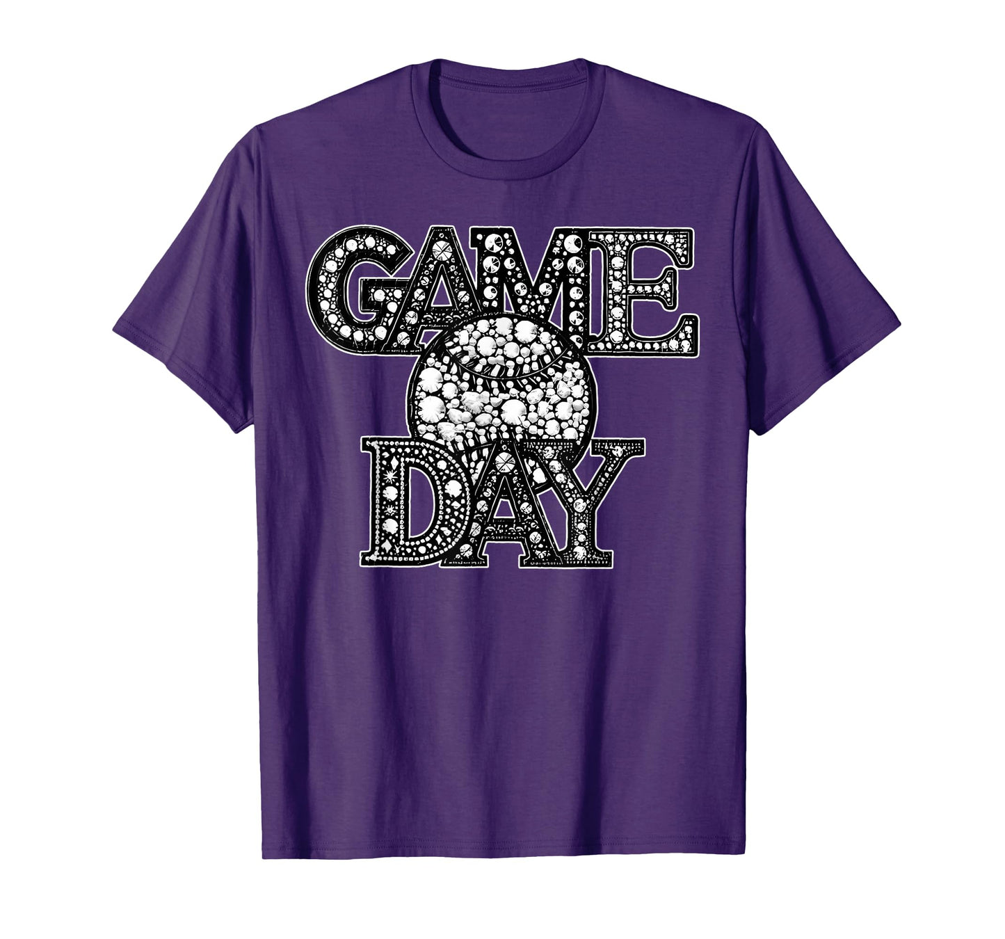 Game Day Basebal Rhinestone Basebal Player Sport Men Women T-Shirt