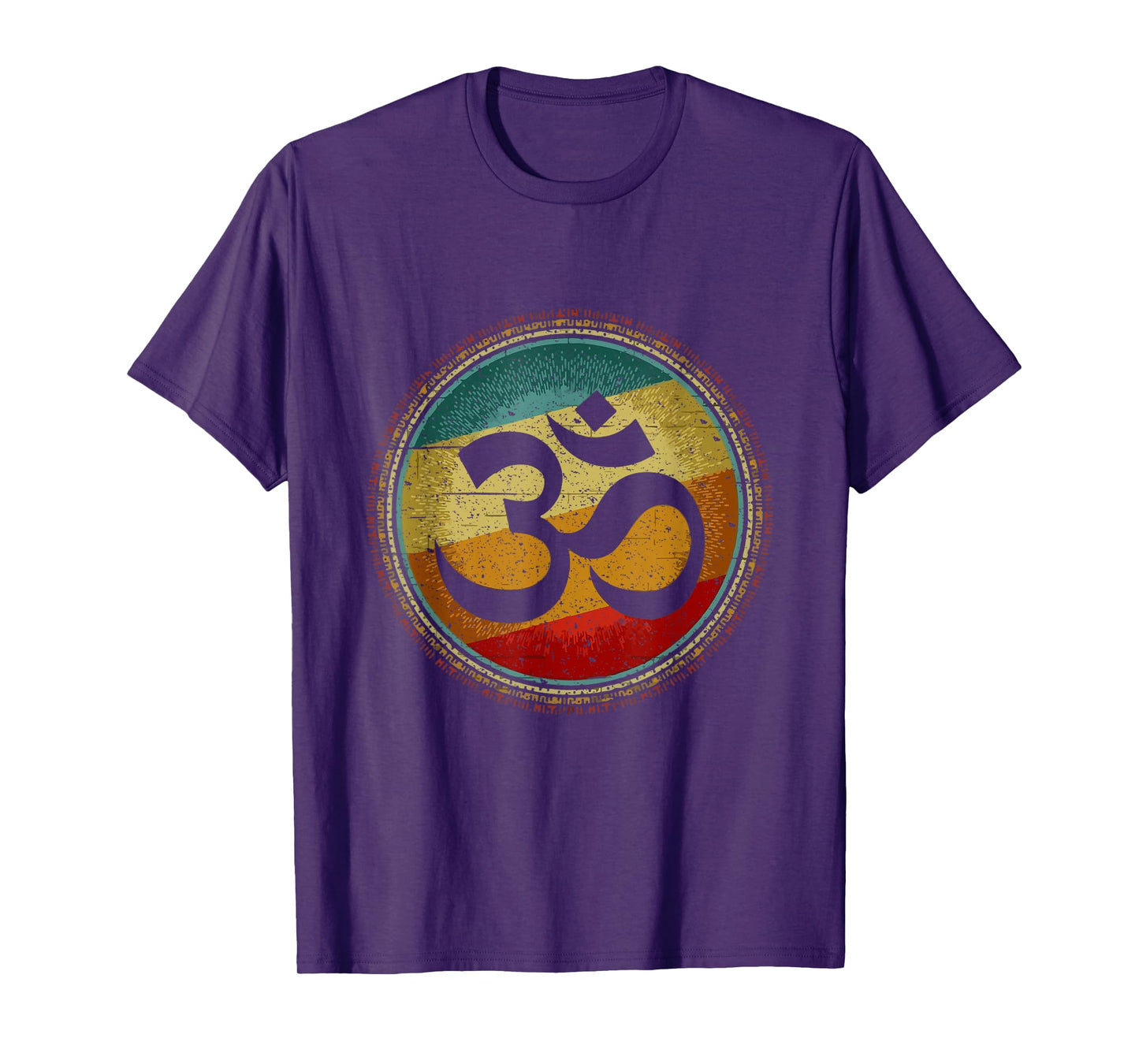 Om Ohm Symbol Retro Vintage 80s Style Meditation Yoga T-Shirt