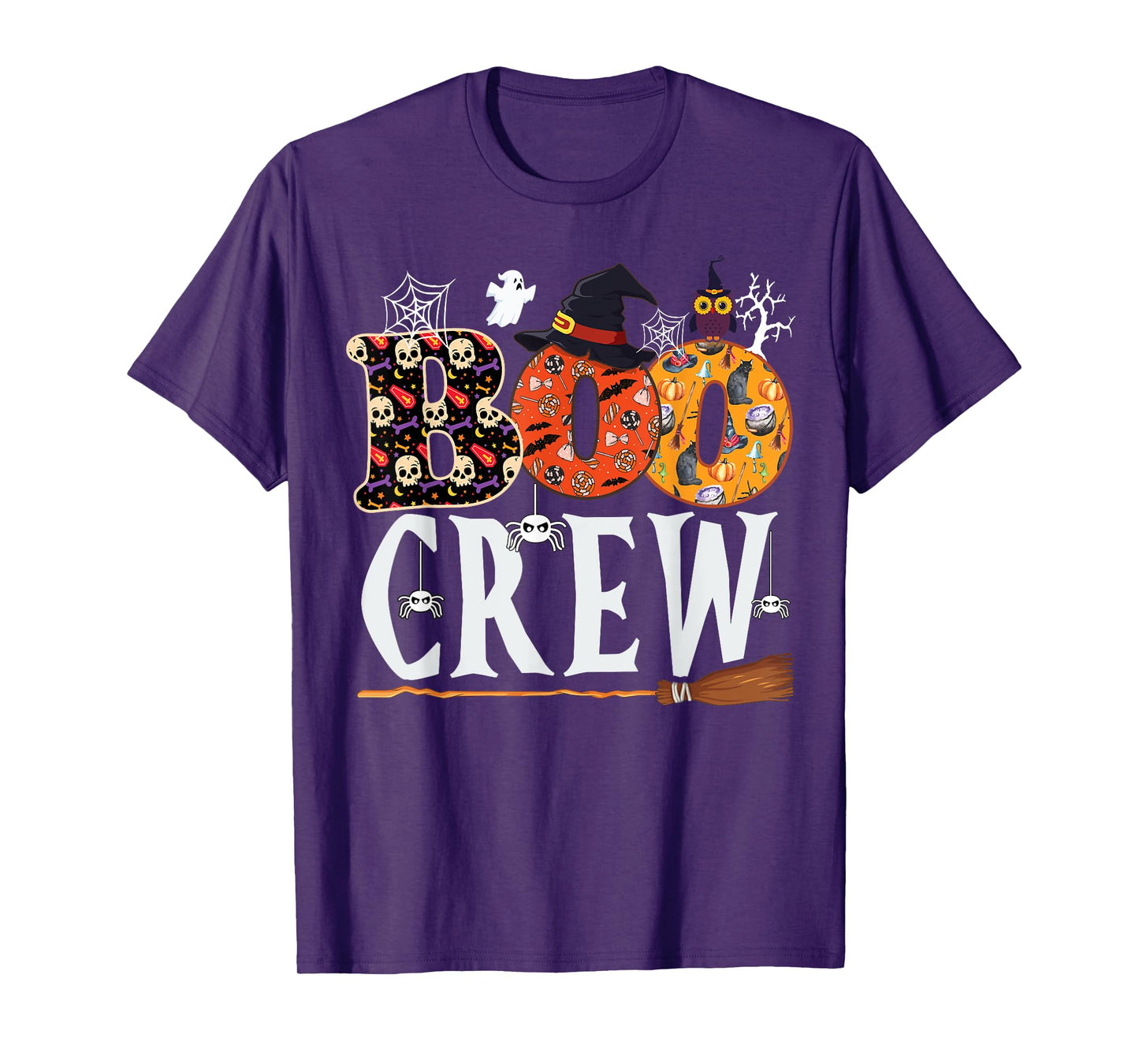 Halloween Boo Crew Shirt Funny Men Women Kids T-Shirt