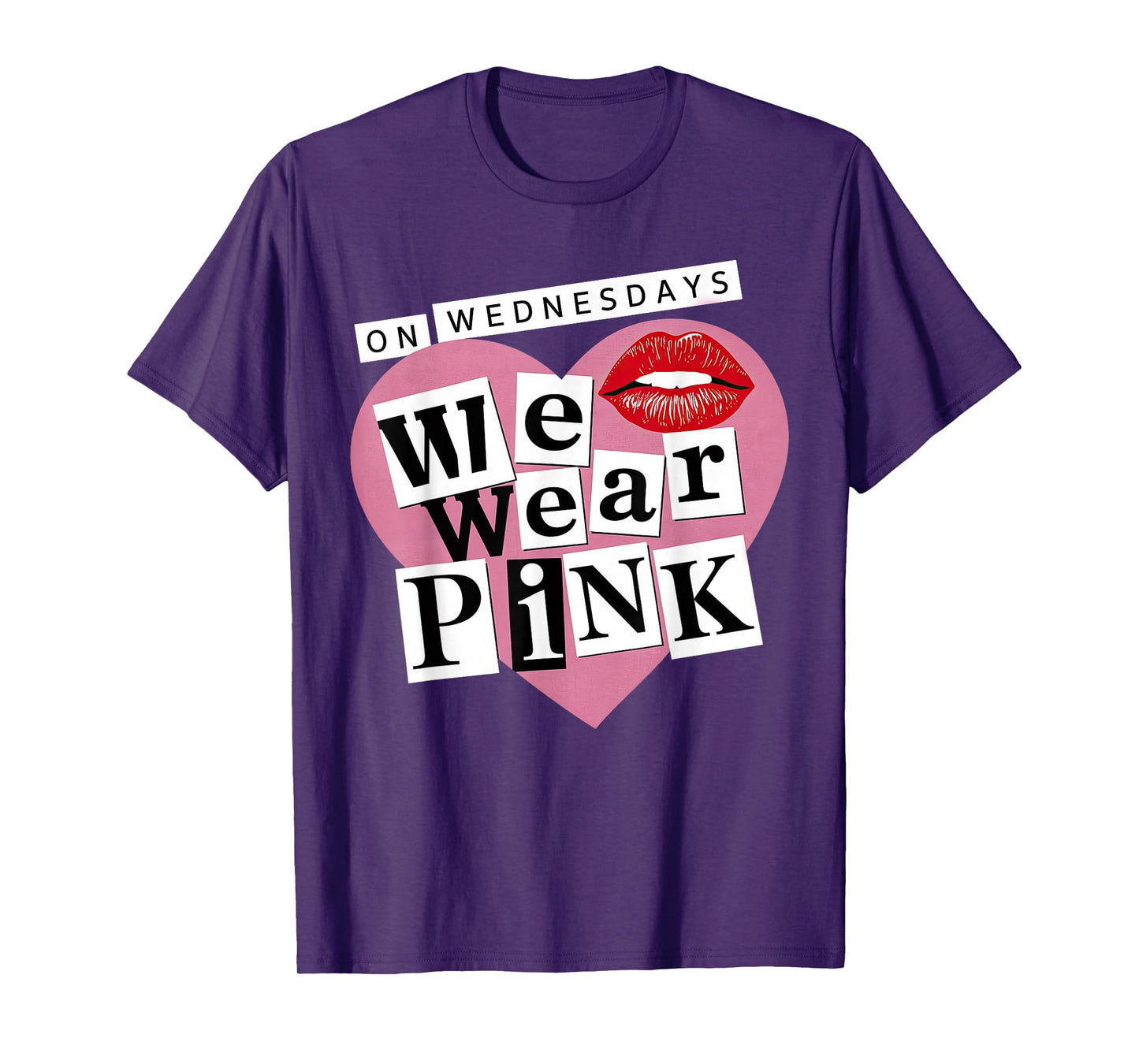 On Wednesday We Wear Pink Funny Valentine T-Shirt