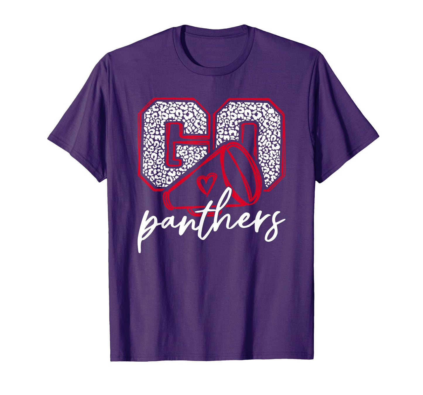 Go Cheer Panthers School Sports Name Panthers Back To School T-Shirt
