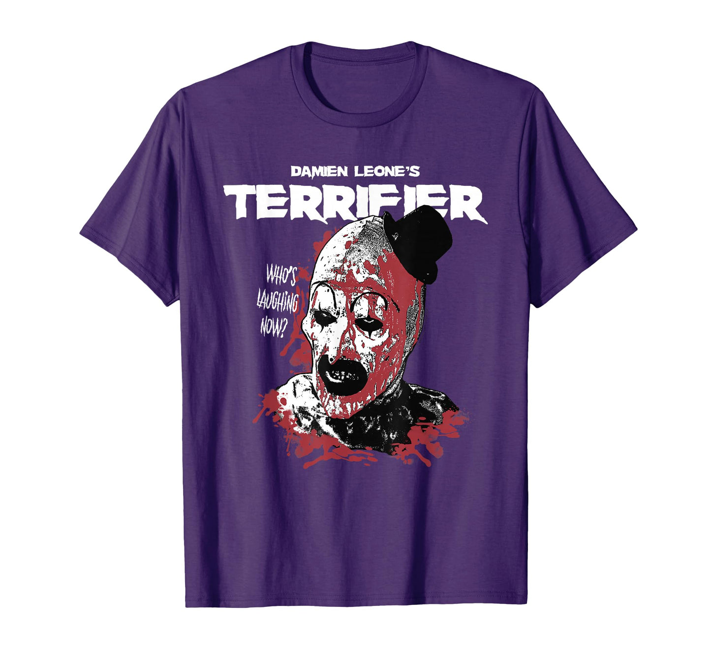 Terrifier Distressed Art the Clown Graphic Horror Movie T-Shirt