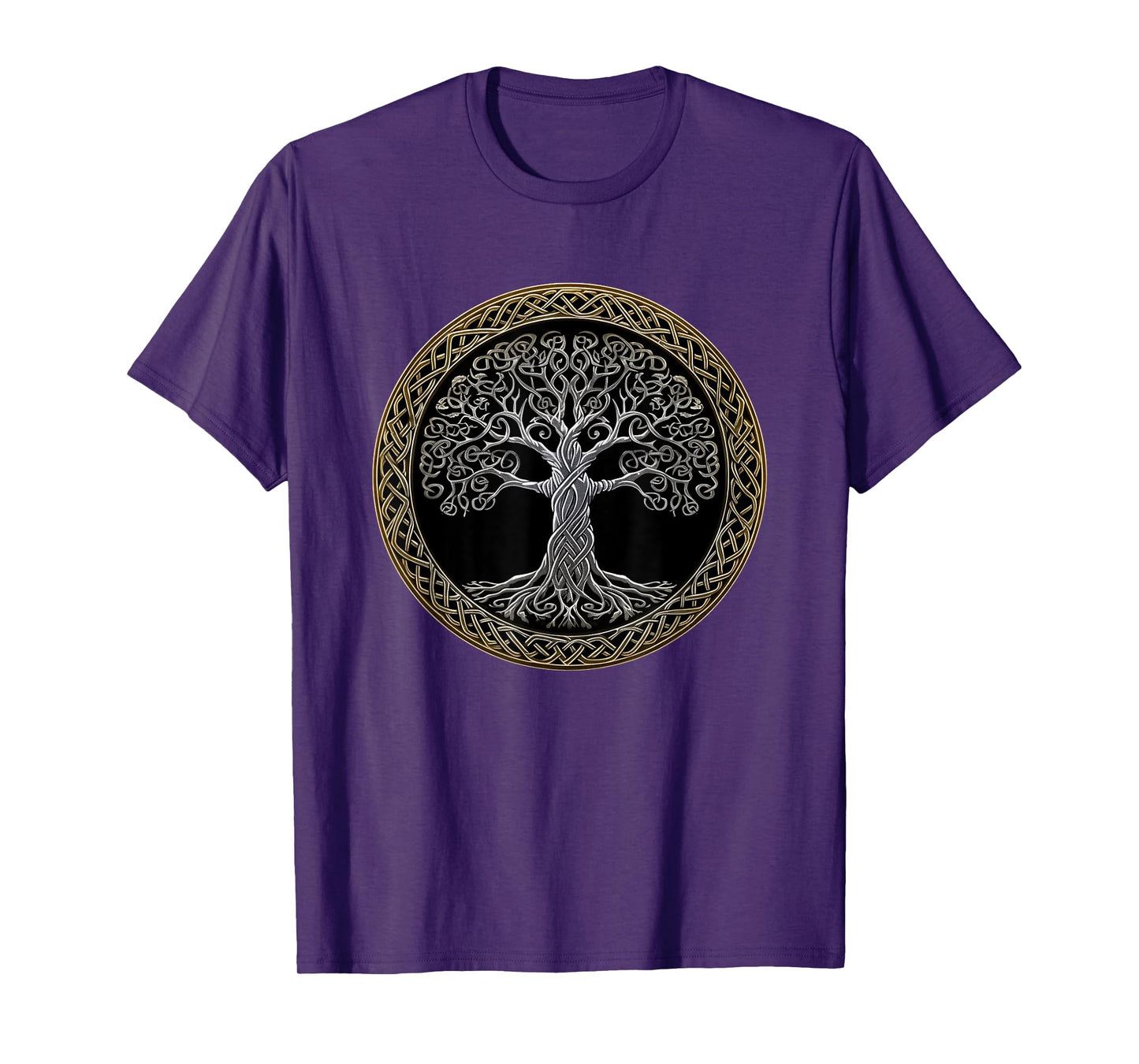 Viking Symbol I Gifts & Clothing I Star Park Trend Celtic tree of life, Yggdrasil, norse mythology, world tree T-Shirt, Small