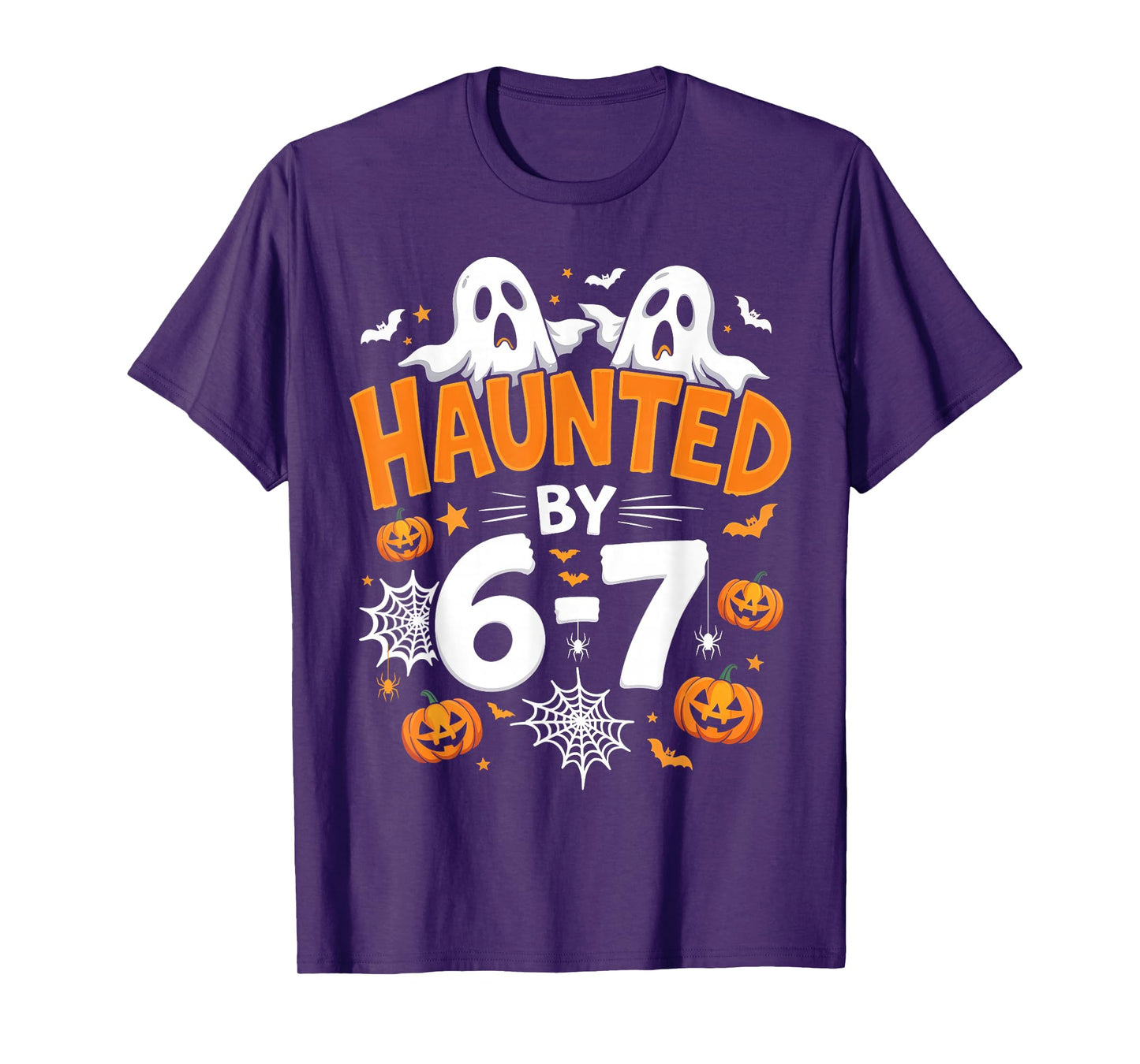 Haunted by 67 Funny Pumpkin and Ghost Halloween Costume T-Shirt