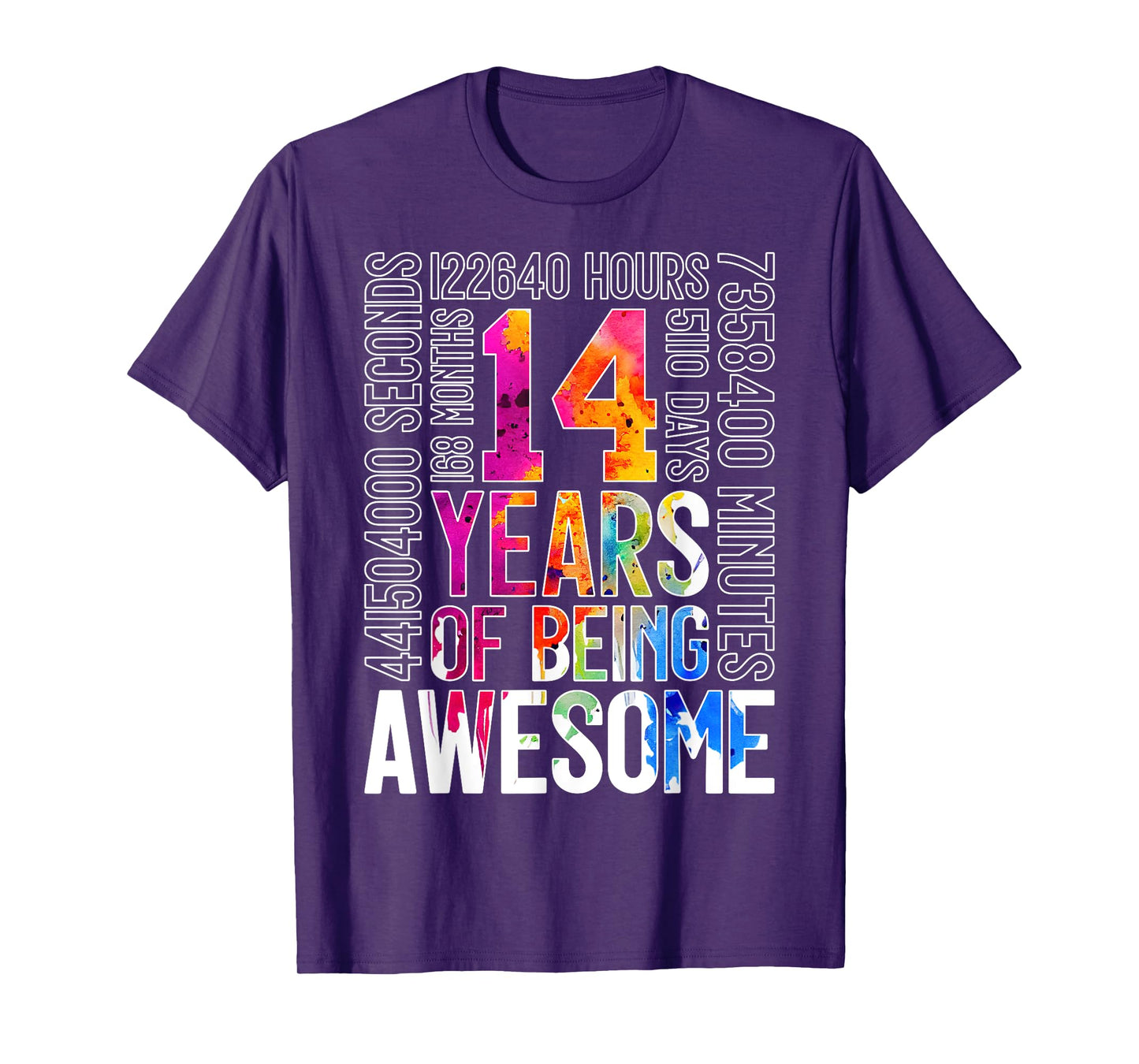 14 YEARS OF BEING AWESOME 14TH BIRTHDAY T-Shirt