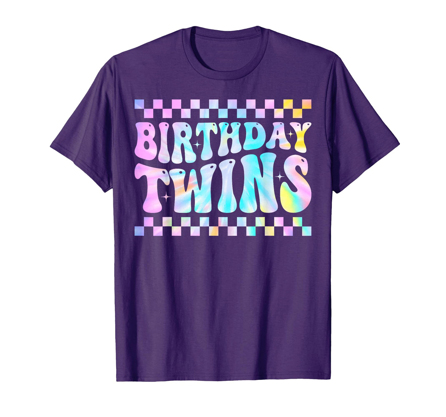 Birthday Twins Retro Matching Twin Birthday Boys Girls T-Shirt