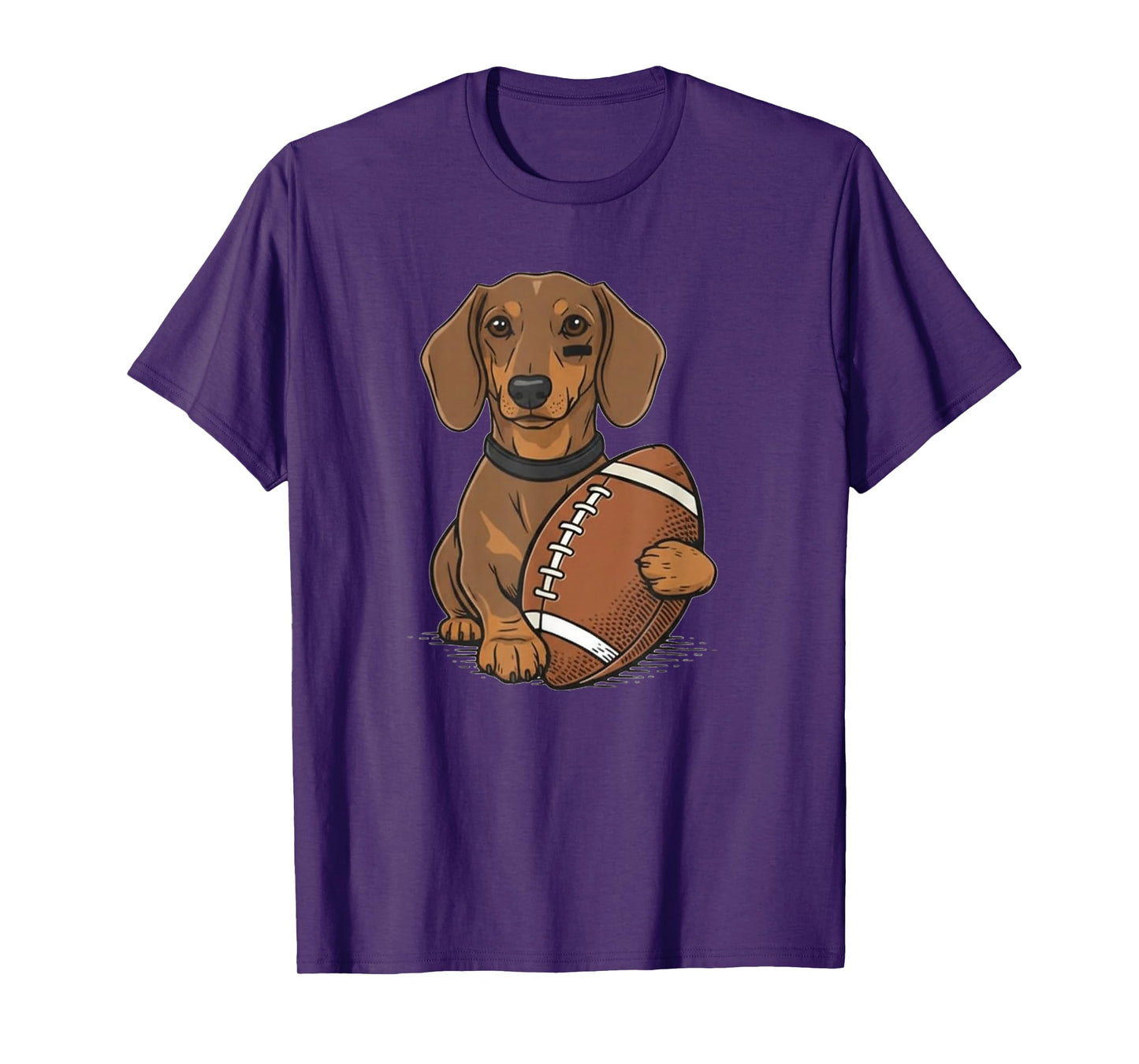 Funny Dachshund Football Dog Lovers Gift T-Shirt