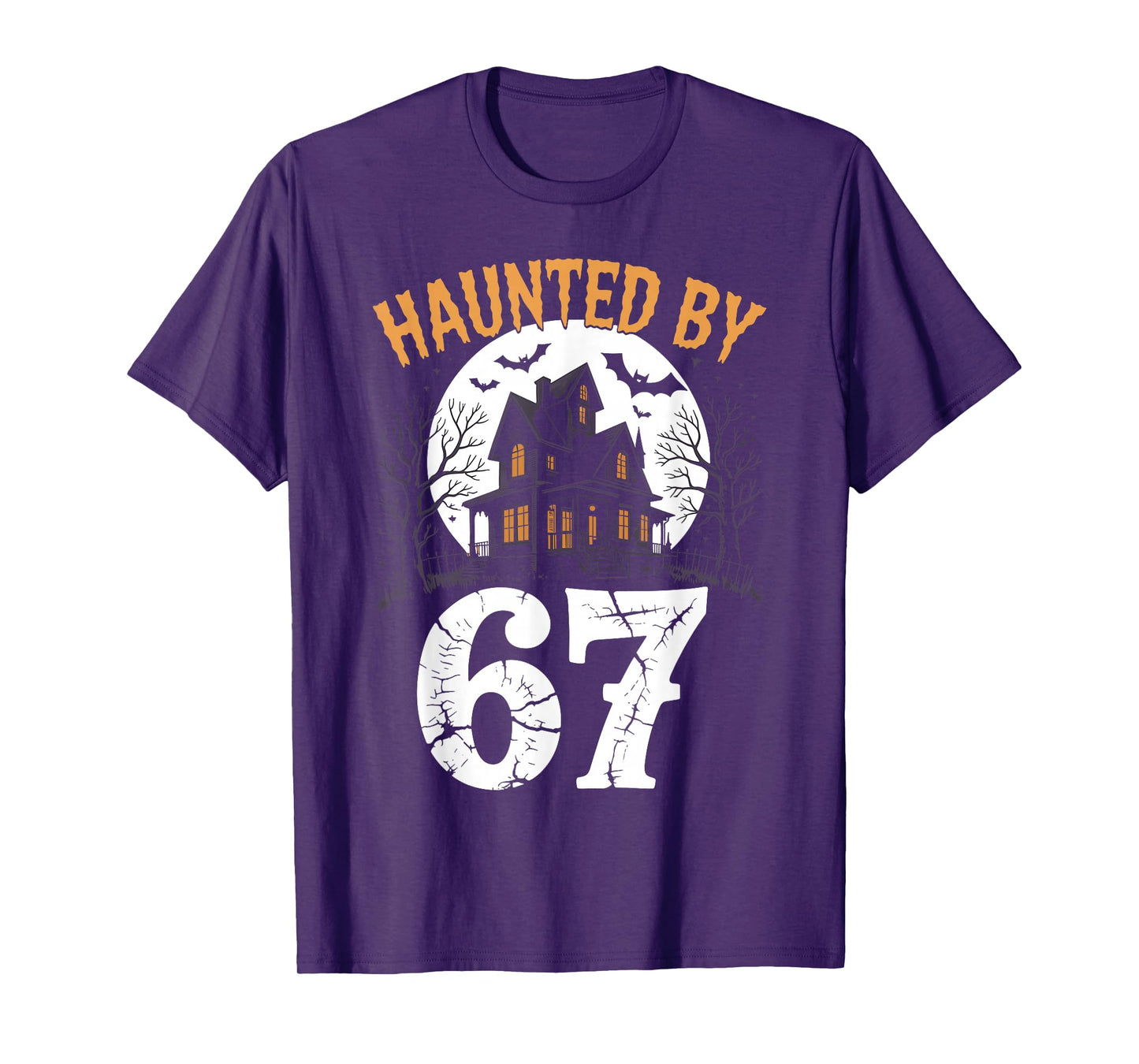67 Meme Halloween Costume Brainrot Haunted 6 7 Six Seven T-Shirt