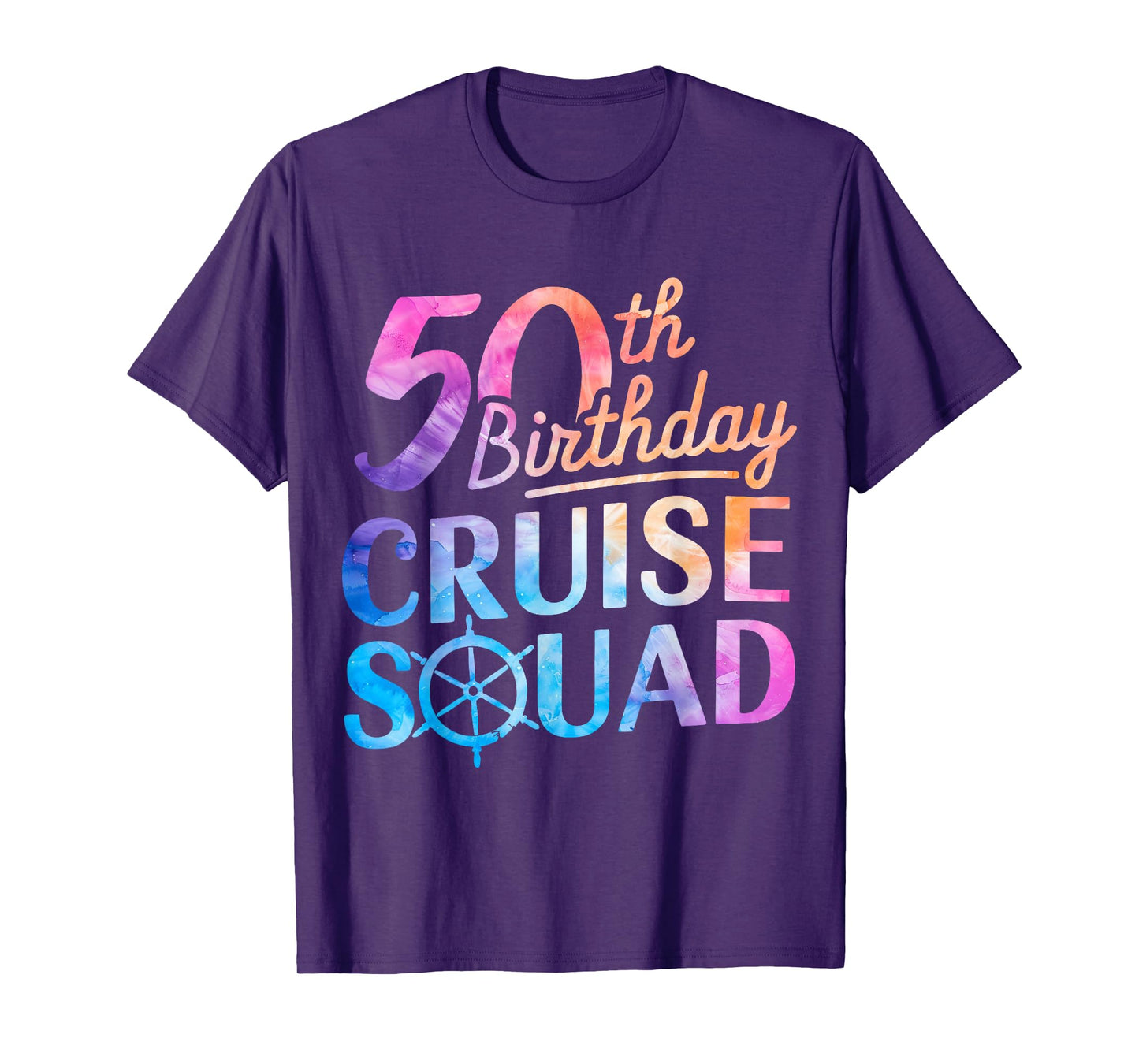 50th Birthday Cruise Squad Funny 50th Birthday Cruise Party T-Shirt