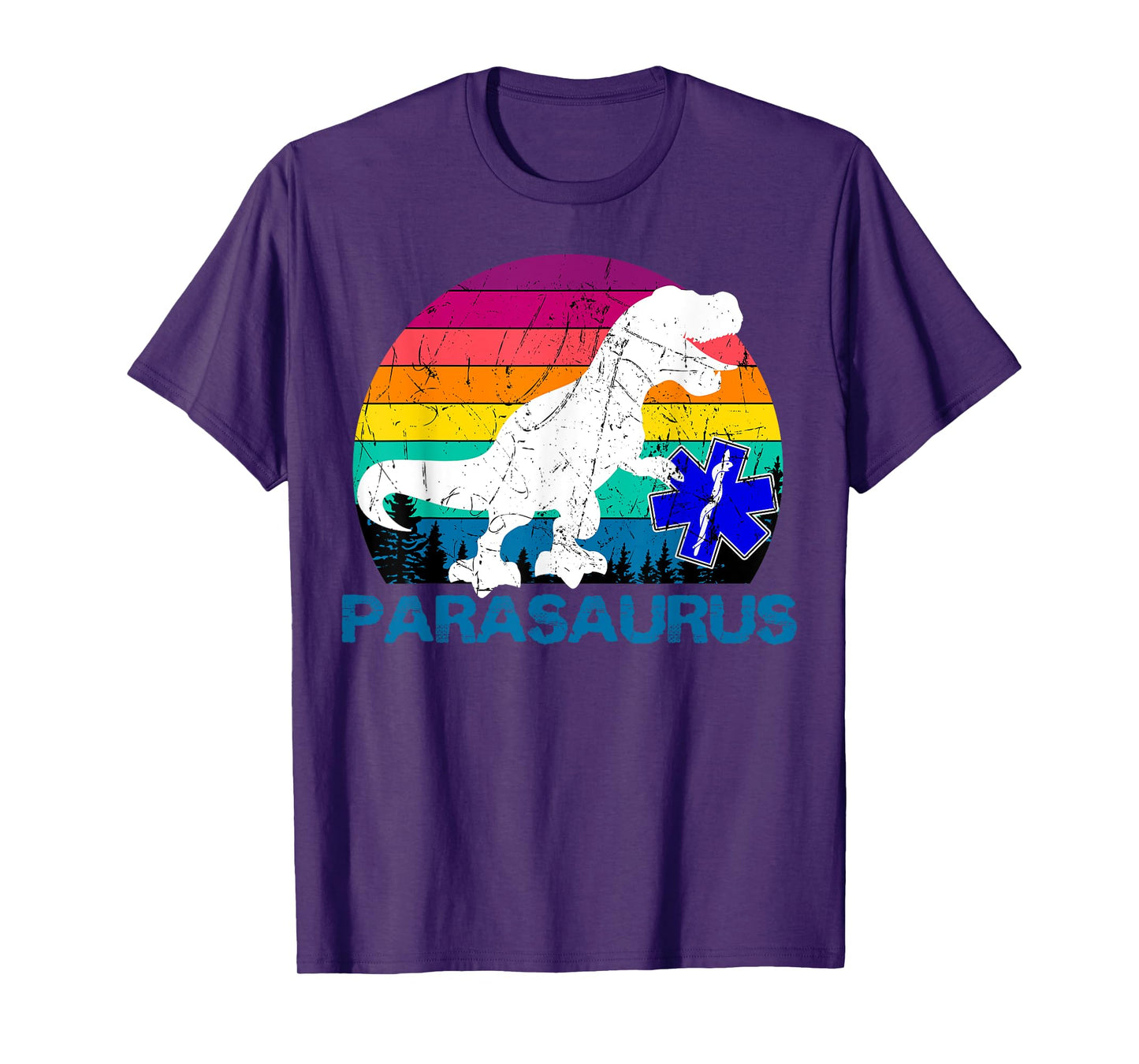 Paramedic Retro Vintage T-Rex Emergency Medical Technician T-Shirt