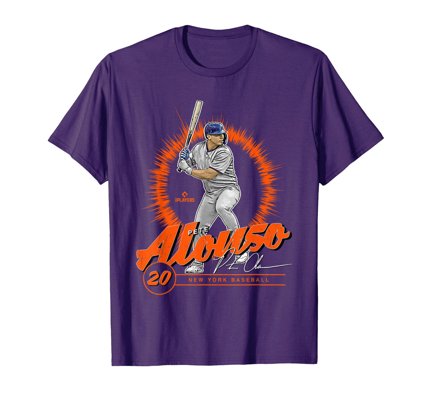 Pete Alonso | New York M MLB Baseball Players| MLBPAL305N T-Shirt