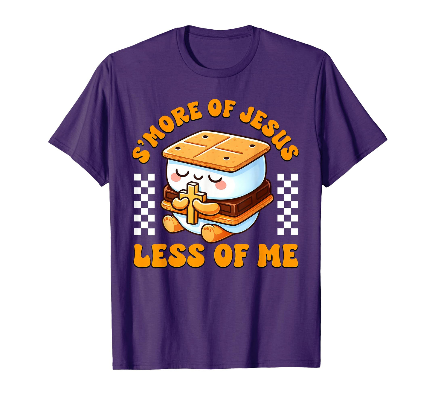 S'More of Jesus and Less of Me Funny Christian Camping Lover T-Shirt