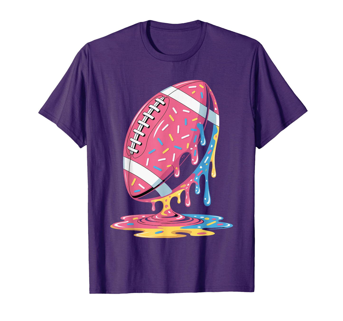Ice Cream Drip Men Women Game American Football Drip T-Shirt