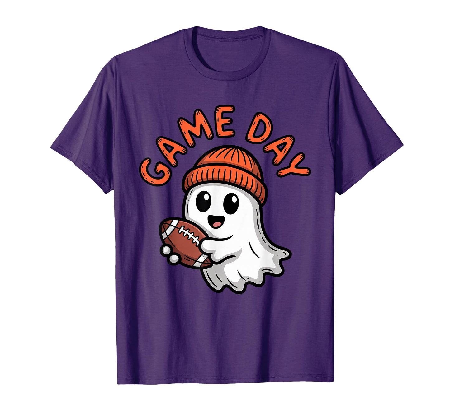 Football Game Day Funny Ghost Halloween Toddler Kids Costume T-Shirt
