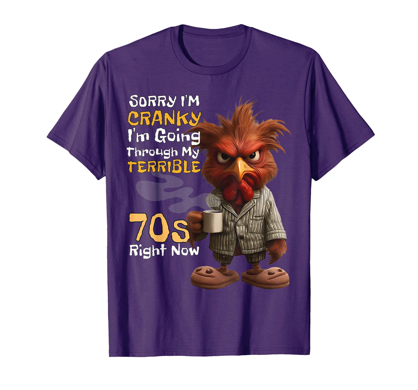 Sorry Im Cranky Im Going Through My Terrible 70s Now Funny T-Shirt