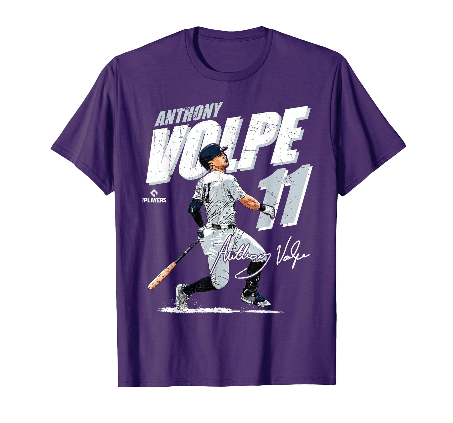 Anthony Volpe | New York Y MLB Baseball Players | MLBAVO204M T-Shirt