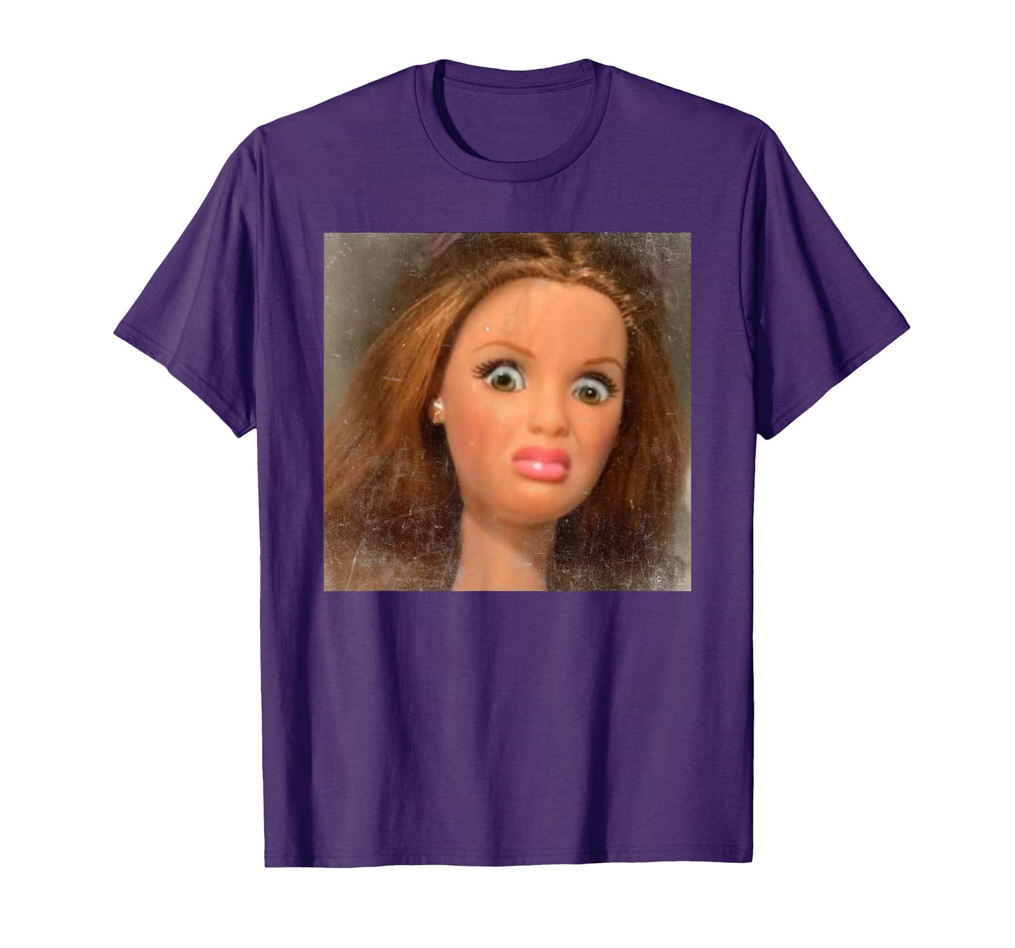 Funny Disgusting Doll face Meme T-Shirt