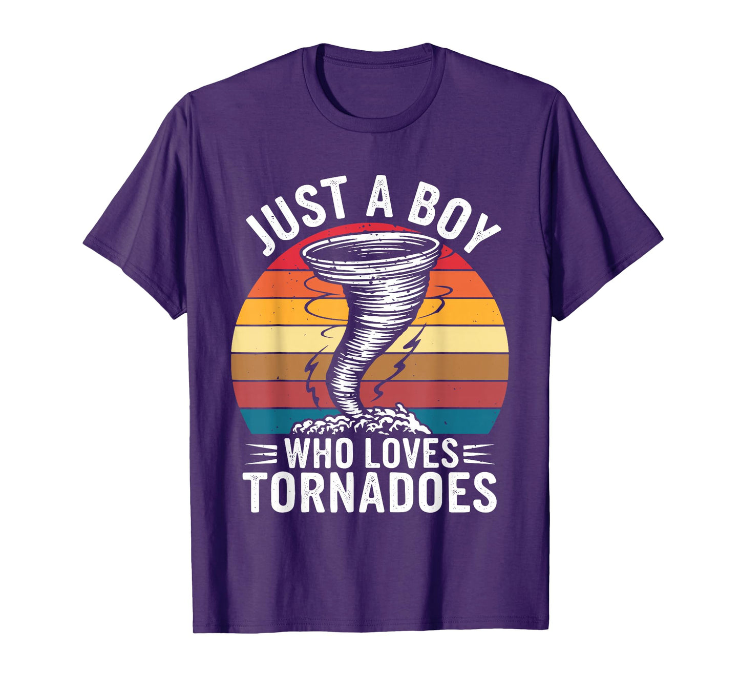 Just A Boy Who Loves Tornadoes Shirt Kids Toddler Boy T-Shirt