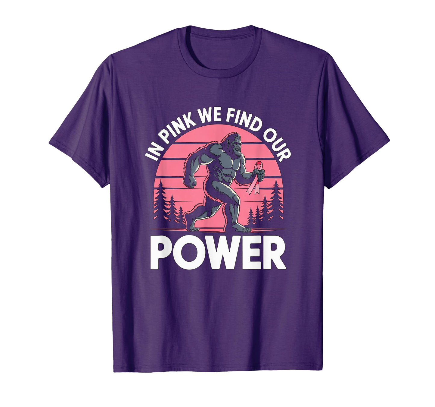 Fighting Breast Cancer Men Dad Mom. Breast Cancer Awareness T-Shirt