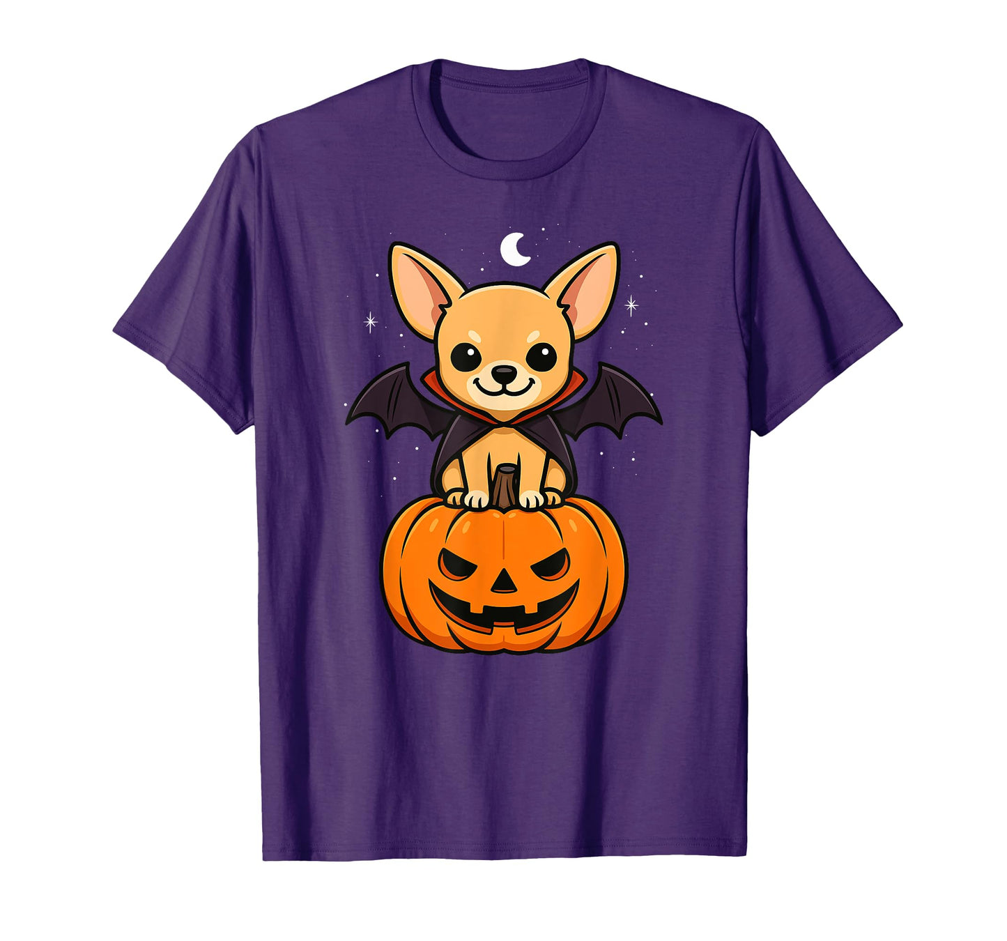 Chihuahua Animal Lover Vampire Pumpkin Halloween Mom Dad T-Shirt