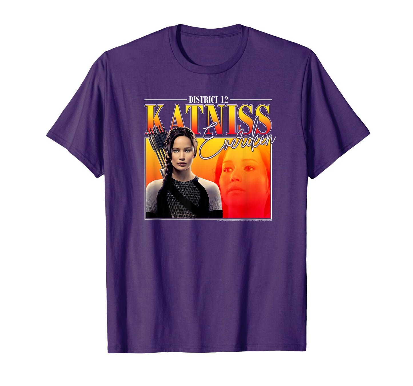 The Hunger Games District 12 Katniss 90's Style Movie T-Shirt