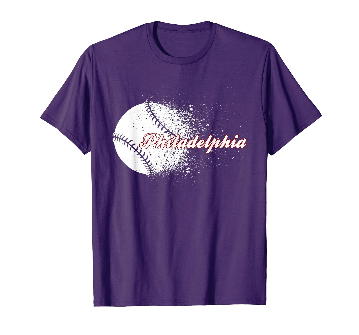 Philadelphia Baseball Skyline Philly Men Women T-Shirt