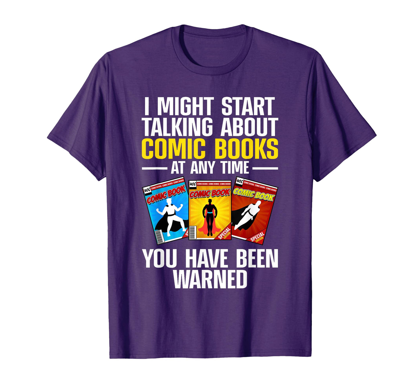 Comic Books Art For Men Women Comic Book Collector Comics T-Shirt