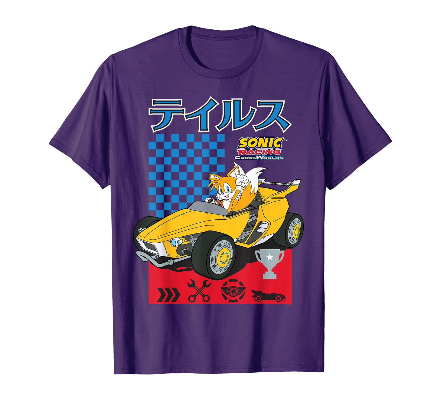Sonic Racing CrossWorlds - Time to Drive Tails T-Shirt