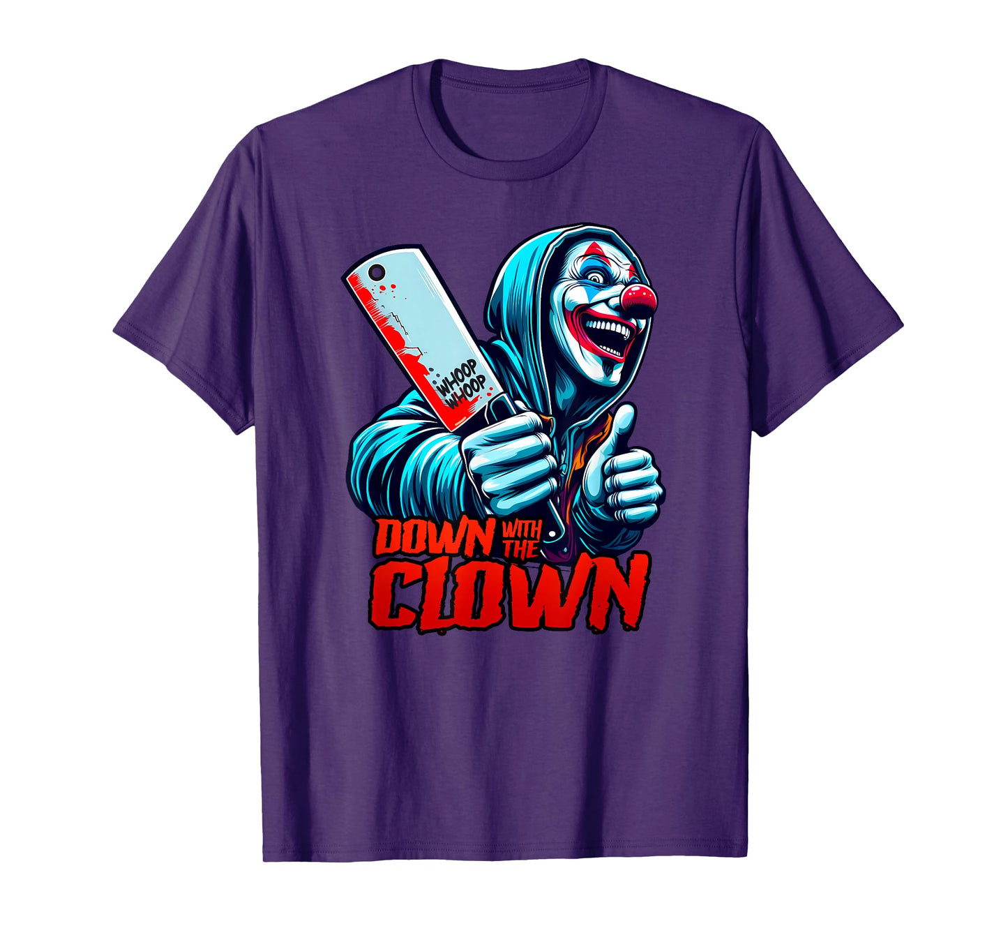 DOWN WITH THE CLOWN Hatchet ICPS Man Juggalette T-Shirt