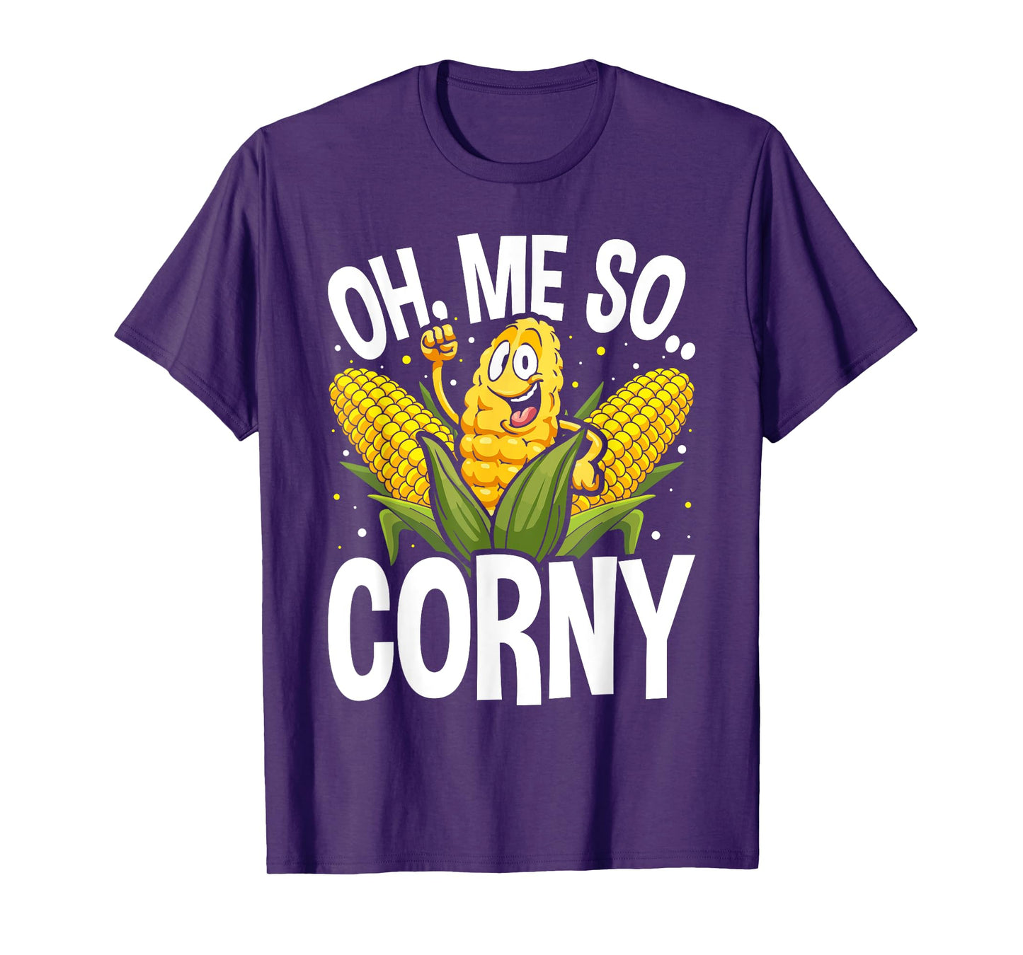 Funny Oh Me So Corny Cheesy Food Pun Corn Ideas T-Shirt