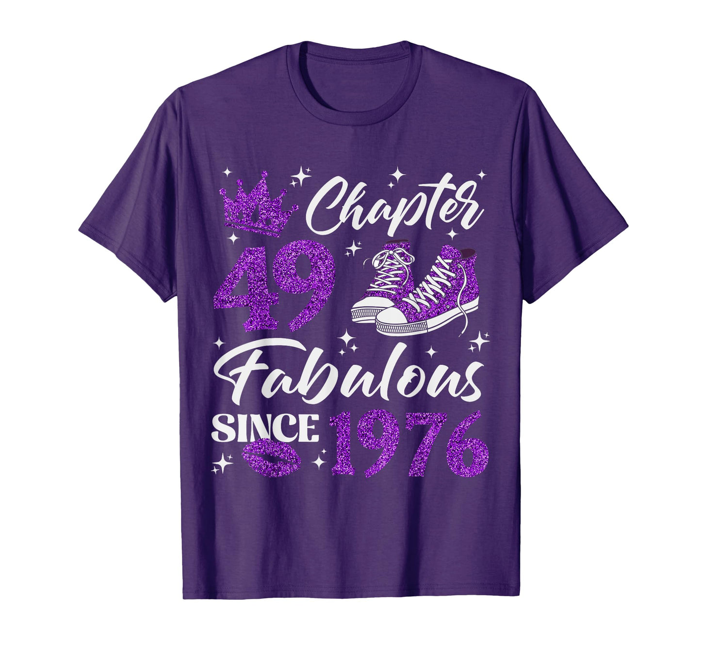 Chapter 49 Fabulous Since 1976 49Th Birthday Women Lady T-Shirt