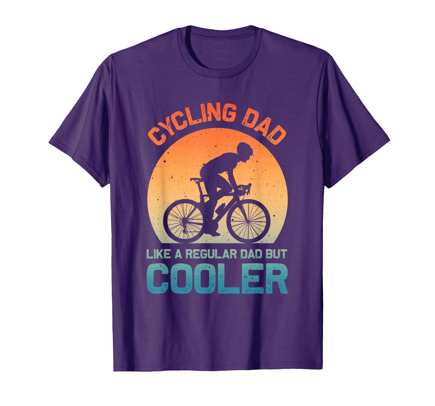 Cycling Dad Art For Men Father Biking Cyclist Road Cycling T-Shirt